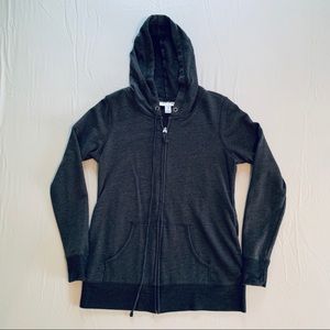 Motherhood Maternity Hoodie Zip-Front Sweatshirt M